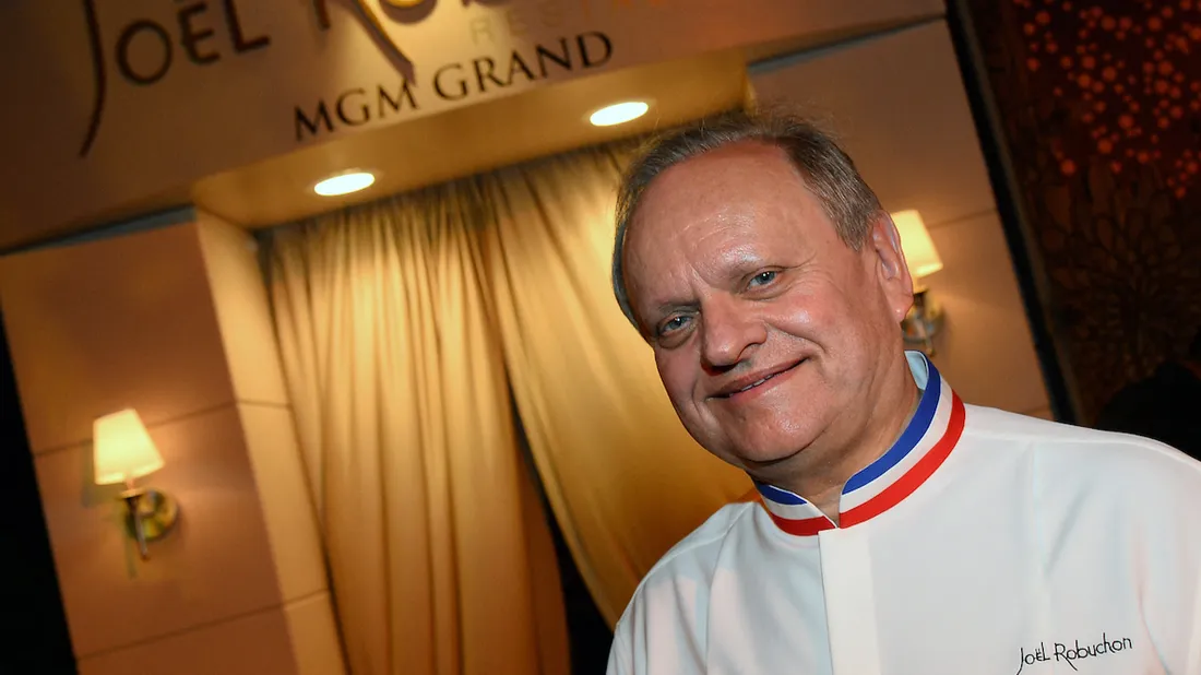 Joël Robuchon à Las Vegas en 2018. Image d'archives.